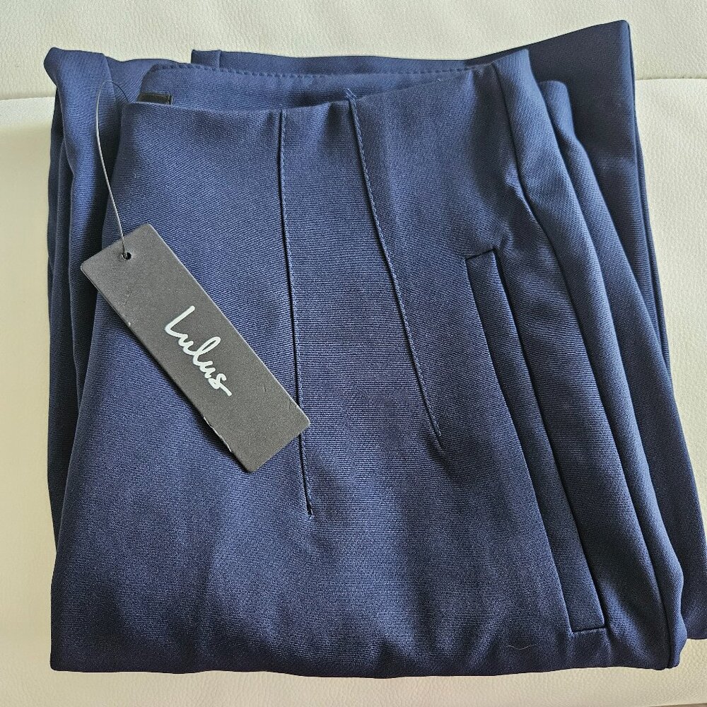 Lulu's Navy Dress Slacks - Size Medium